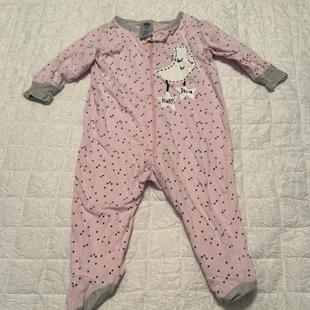 Floral Hoodie and Polka Dot Pants Set plus 5 other items. 7 items total. Deal